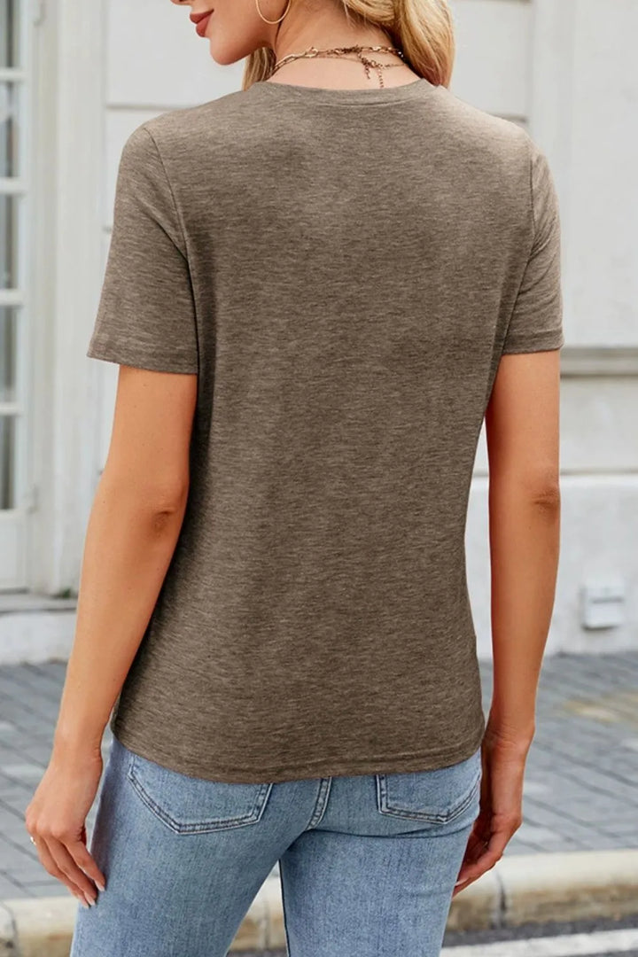 Round Neck Short Sleeve T-Shirt
