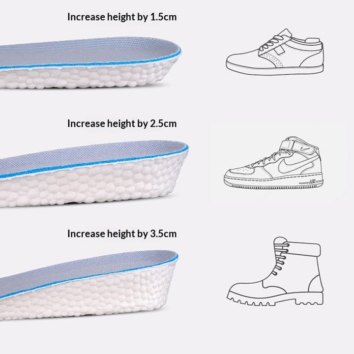 Height Increasing Insoles For Men Full Cushion With Hard Base No Collapse