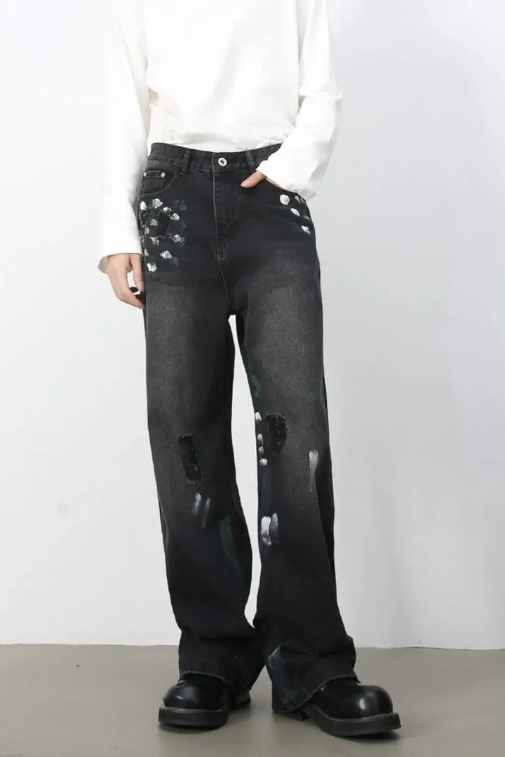 Men's Paint Loose Jeans
