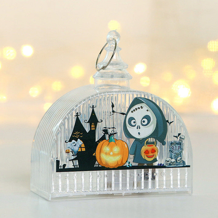 Halloween Pumpkin Light Children's Portable Halloween Halloween Decoration Ornaments Luminous Props Party Ornaments