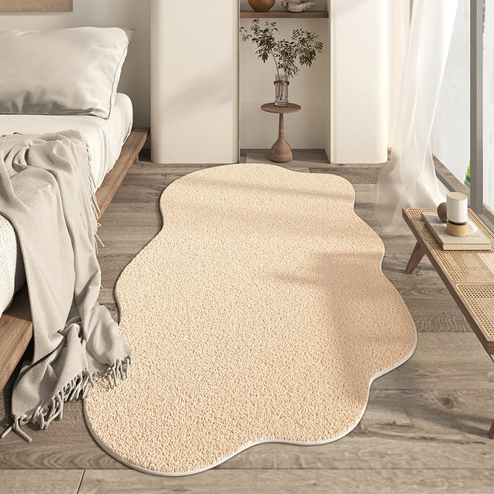 Japanese-style Household Bedroom Irregular-shaped Cashmere-look Modern Minimalist Floor Mat