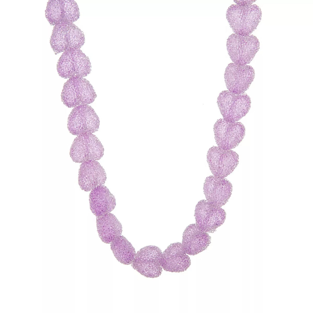 Colorful Resin Heart Necklace