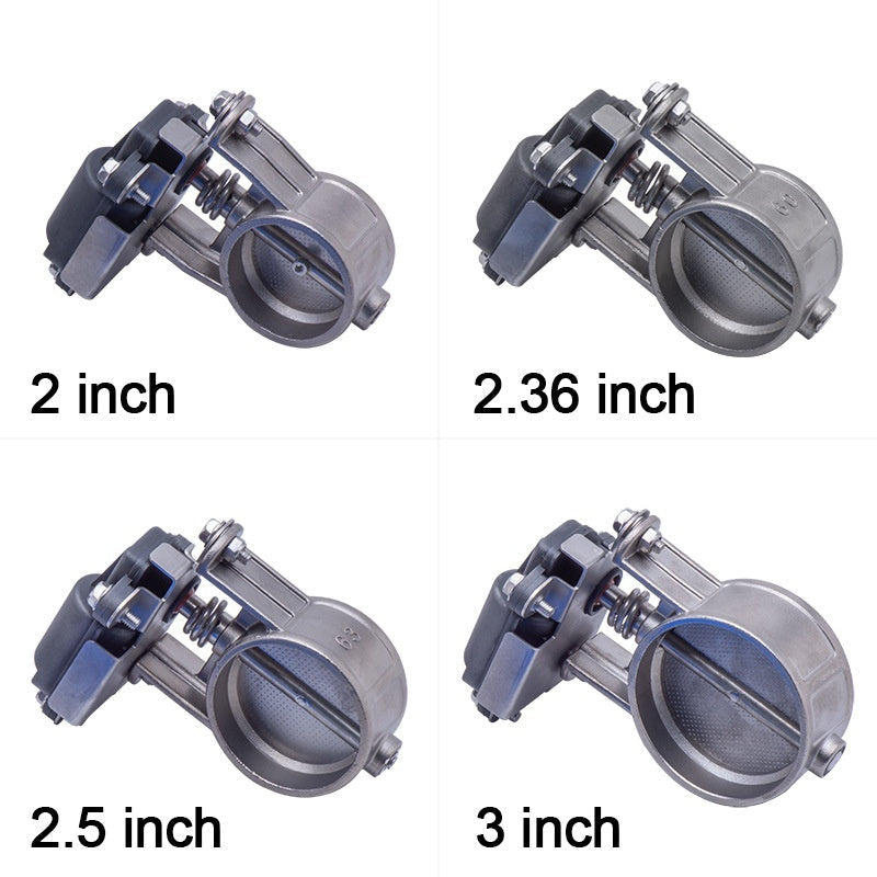 Car Modification Sound Wave Exhaust Pipe Remote Control Valve