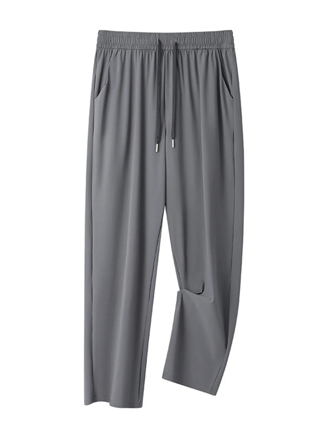 Men's Plus Size Casual Drawstring Wide-Leg Pants