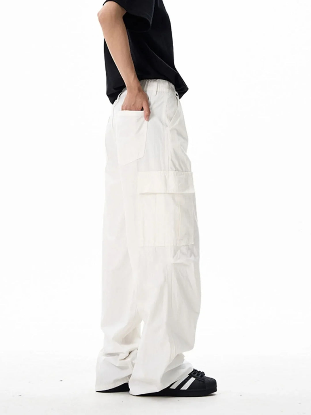 Men's Wide Leg Cargo Pants