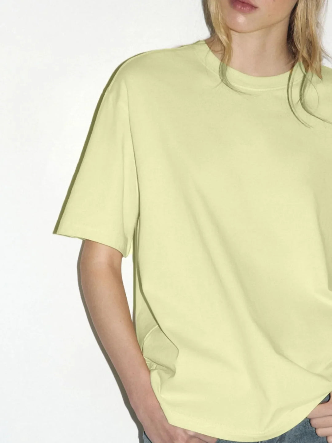Plus Size Oversized Round Neck Short Sleeve T-Shirt