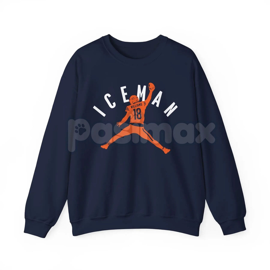 Chicago Jumpman Caleb "Iceman" Williams – QB1 Football Cotton Unisex T-Shirt, Sweatshirt & Hoodie