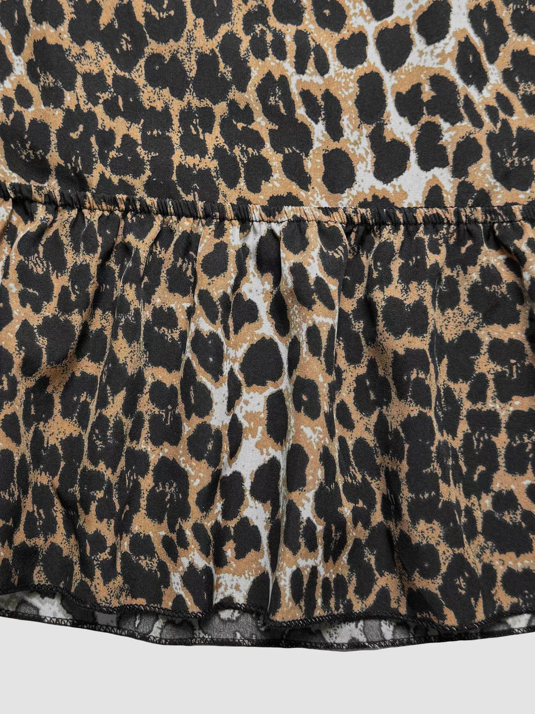 Leopard Print Cami with Back Tie