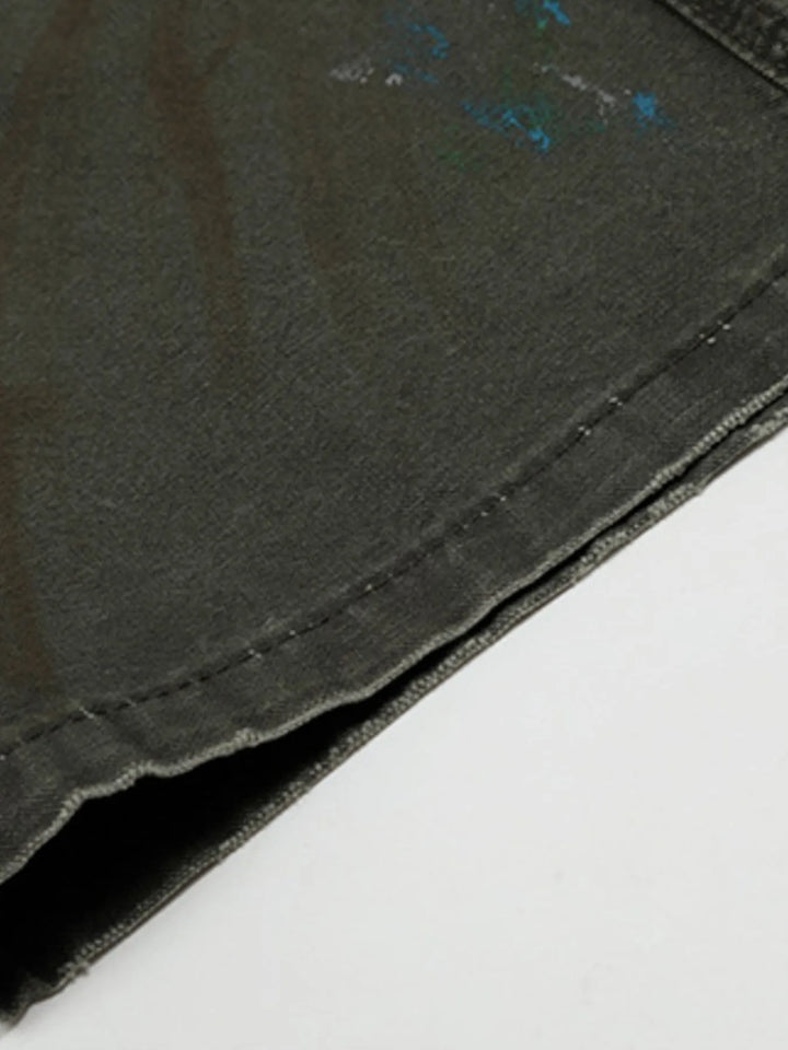 Men's Wide Leg Cargo Jeans