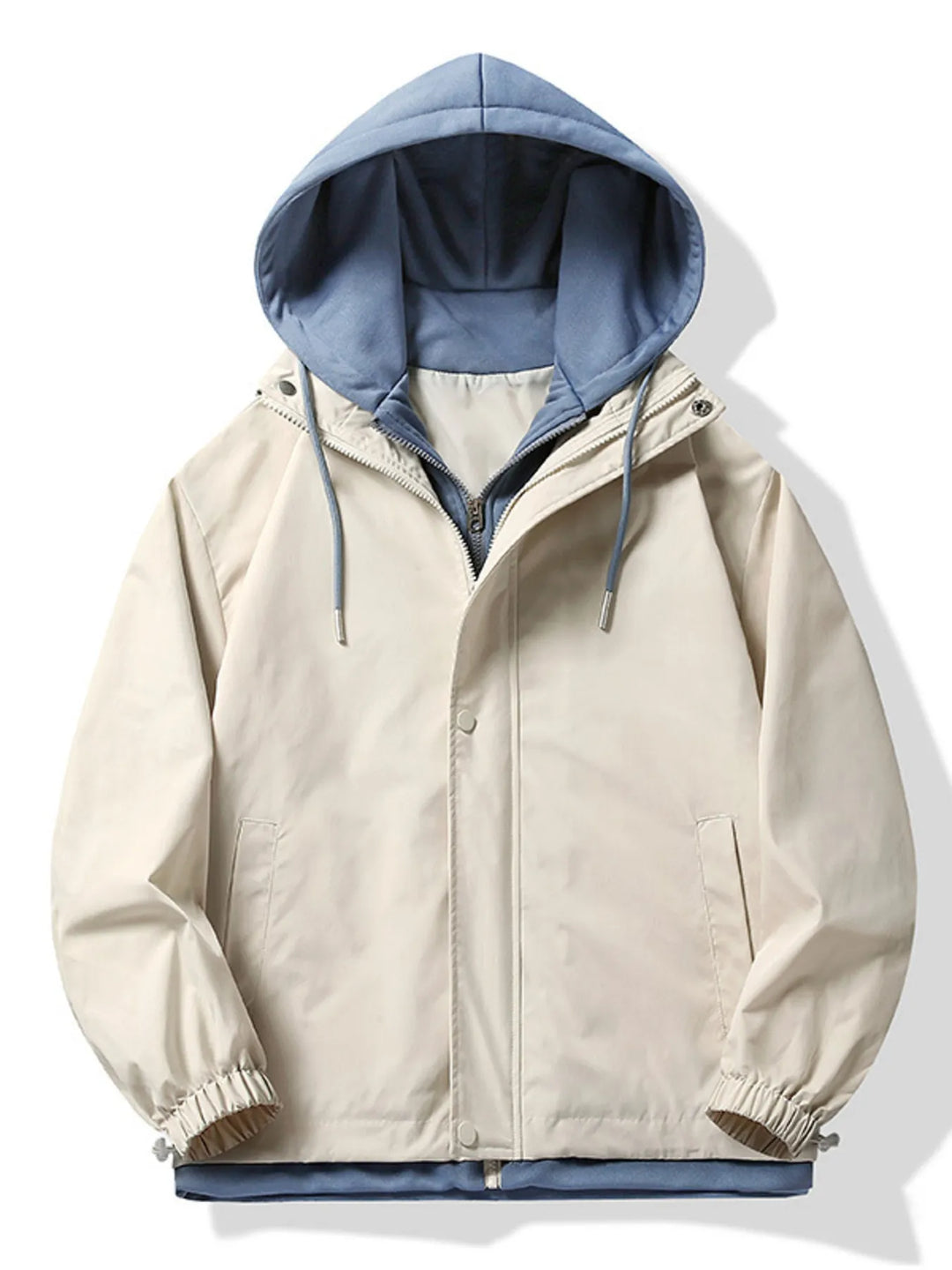 Men's Plus Size Casual Lightweight Windbreaker Jacket