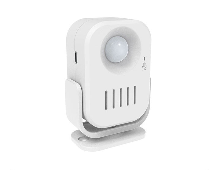 Voice-announcing Alarm-enabled Doorbell