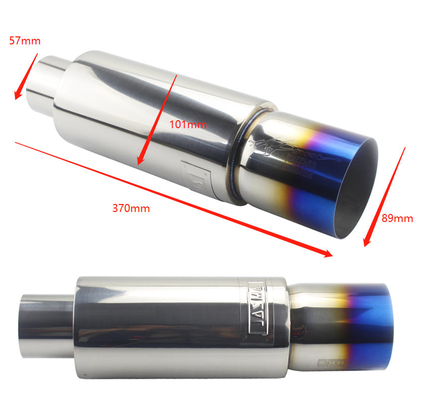 Applicable Car Exhaust Pipe Modification Sound Wave Straight Row