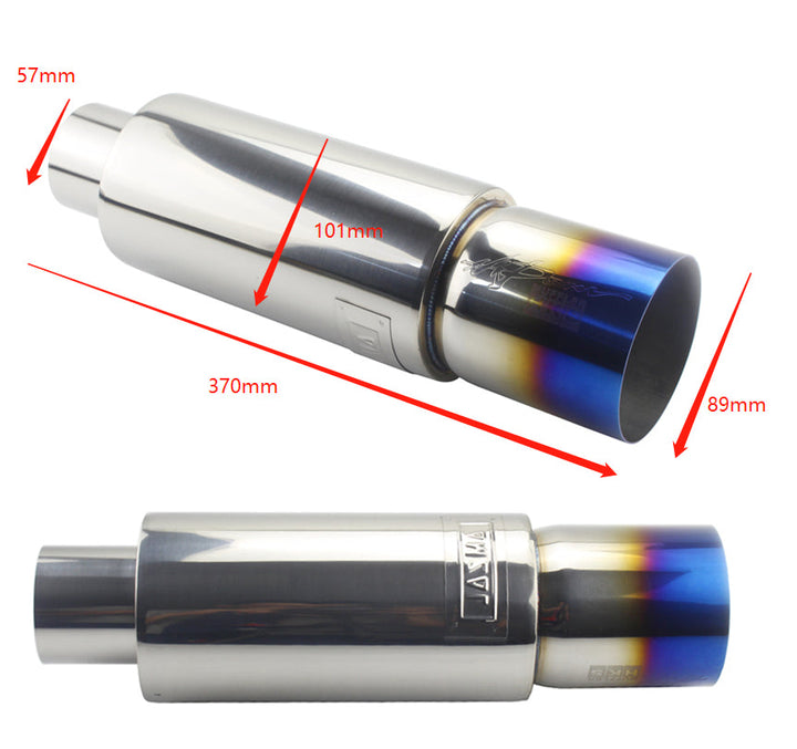 Applicable Car Exhaust Pipe Modification Sound Wave Straight Row