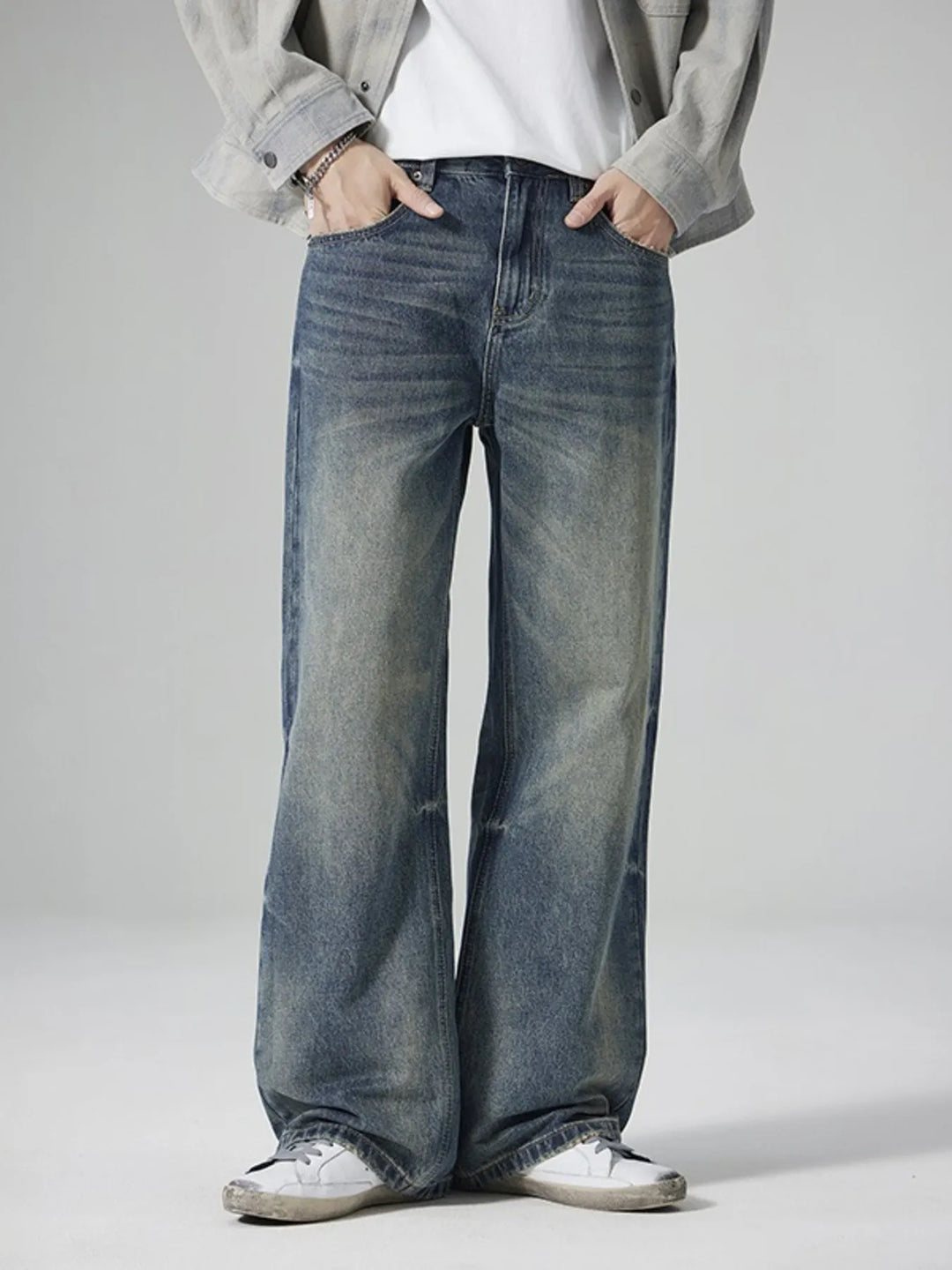 Men's Wide Leg Jeans