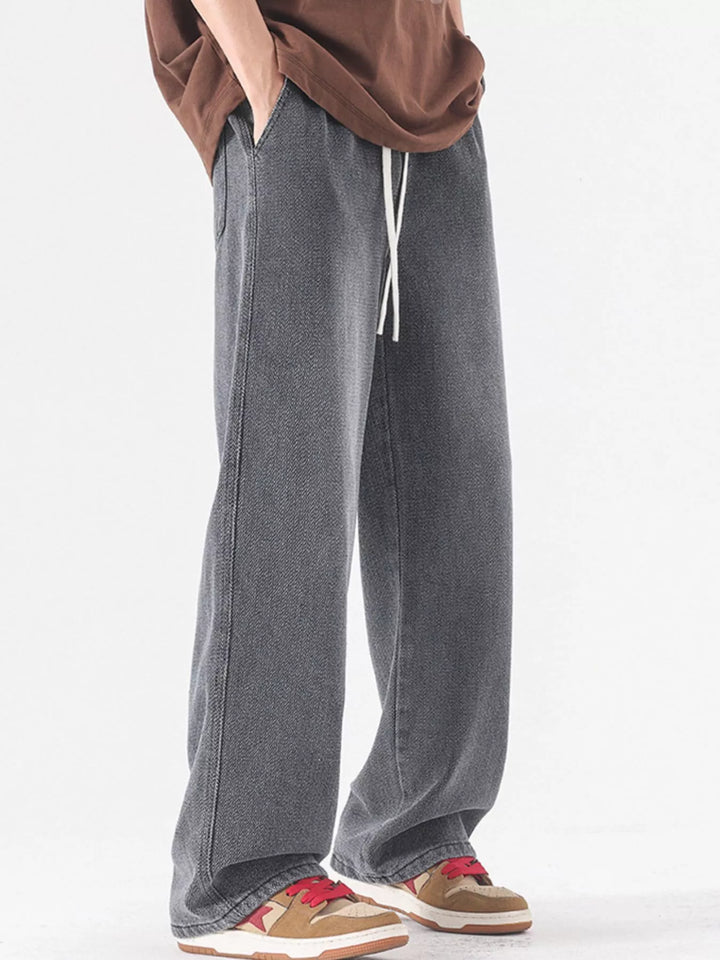 Men's Full Size Wide Leg Jeans Plus Size