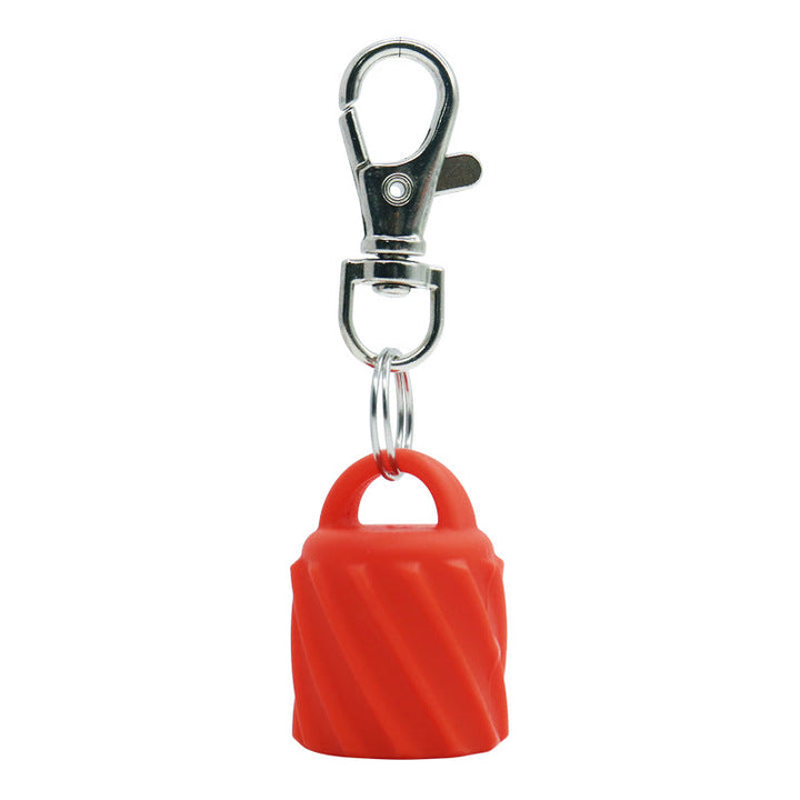 Silicone Universal Lip Gloss Keychain Silicone Cap Lipstick Cover