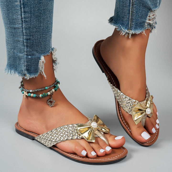 Toe Post Bow Sandals