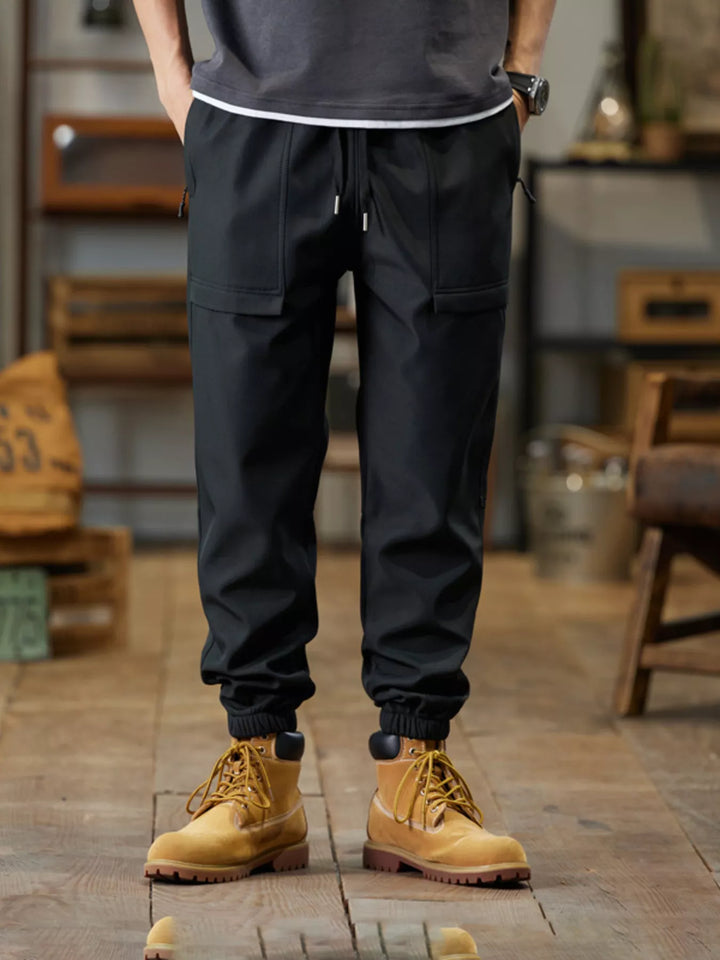 Men's Plus Size Casual Cargo Joggers