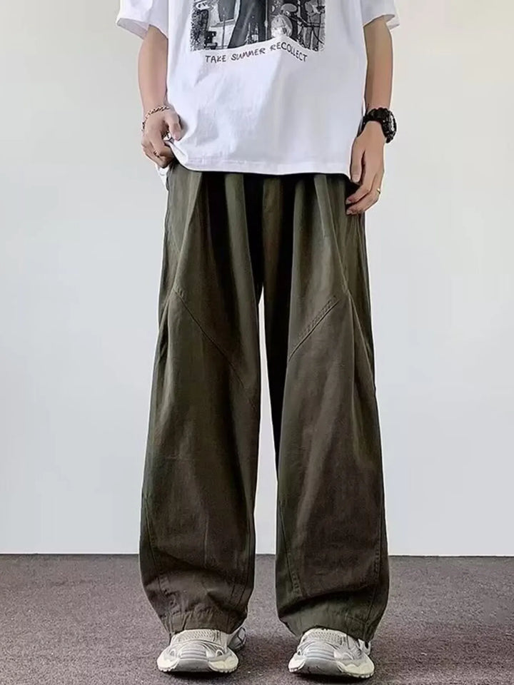 Men's Plus Size Loose Fit Casual Cargo Pants