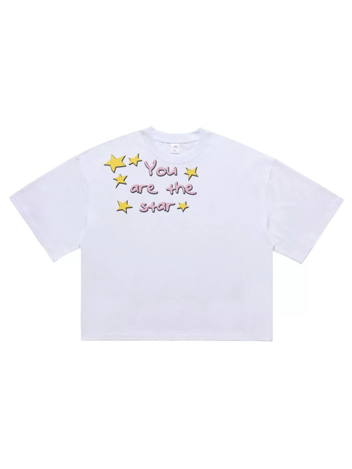 Men's Graphic Round Neck Short Sleeve T-Shirt