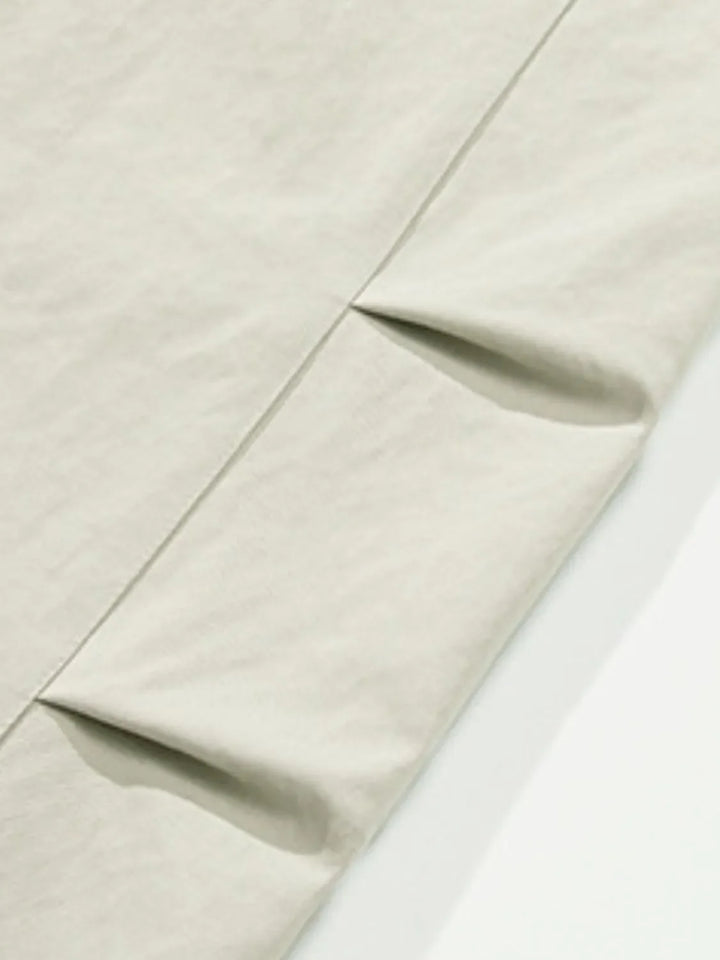 Men's Side Ruched Wide Leg Pants