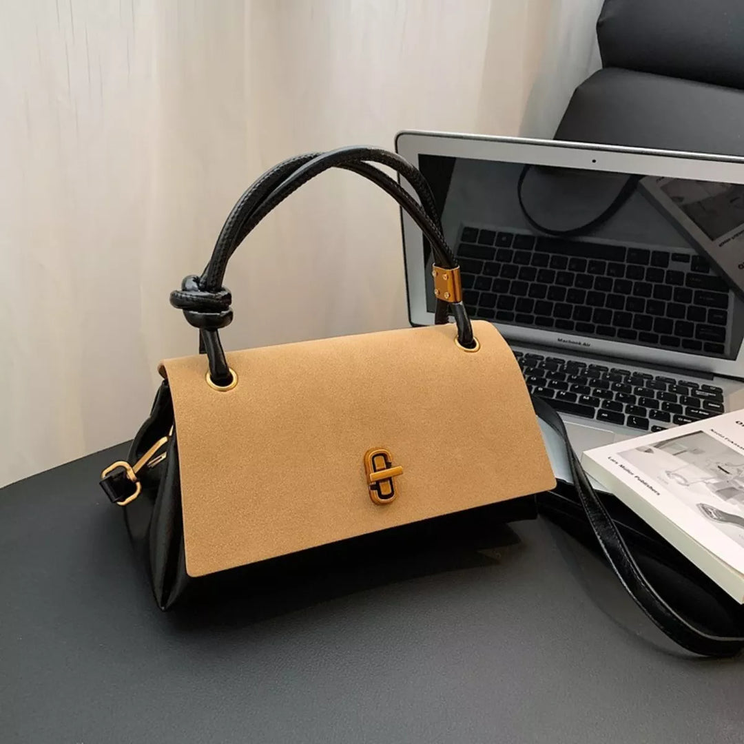 Flap Crossbody Bag with Top Handle