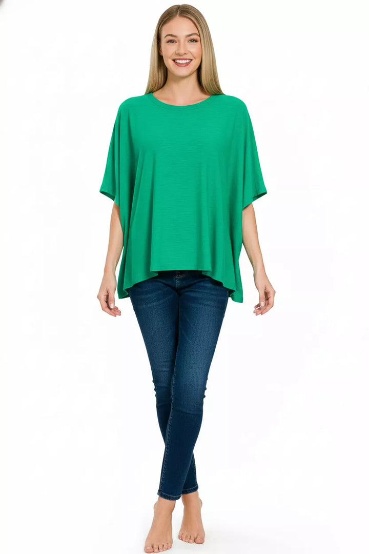 Zenana Round Neck Short Sleeve T-Shirt