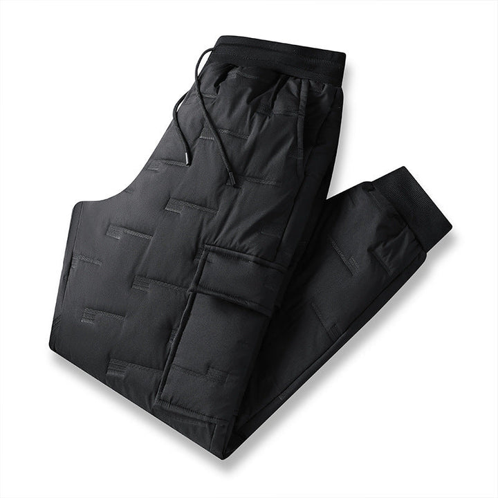 Thickened Plus-size Long Pants With Multiple Pockets For Fall And Winter