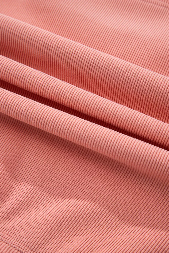 Ribbed Round Neck Top and Pants Set