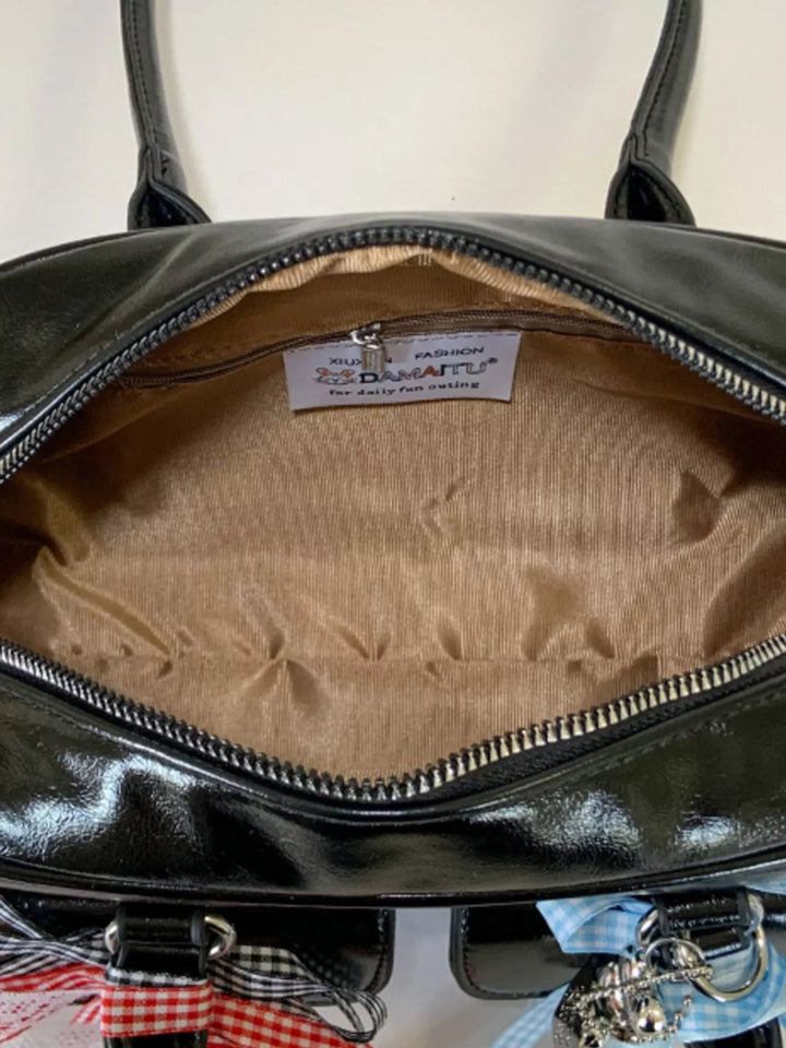 Ribbon Decor Shoulder Bag