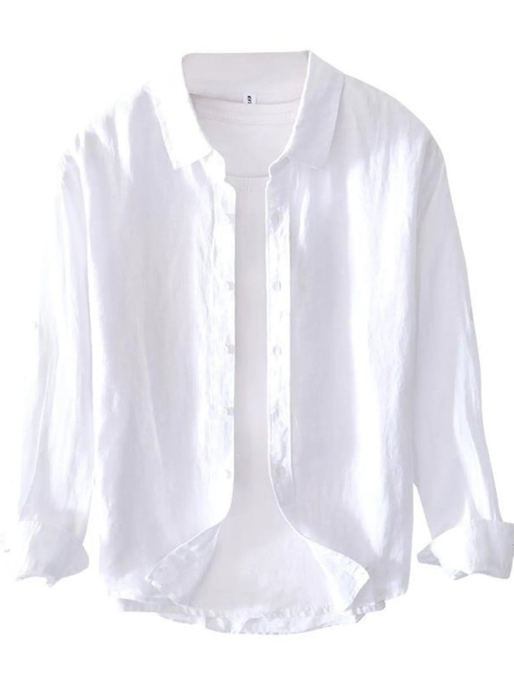 Men's Full Size Button Up Long Sleeve Shirt Plus Size