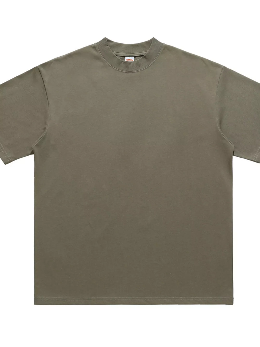 Men's Oversized Solid Color Crew Neck T-Shirt