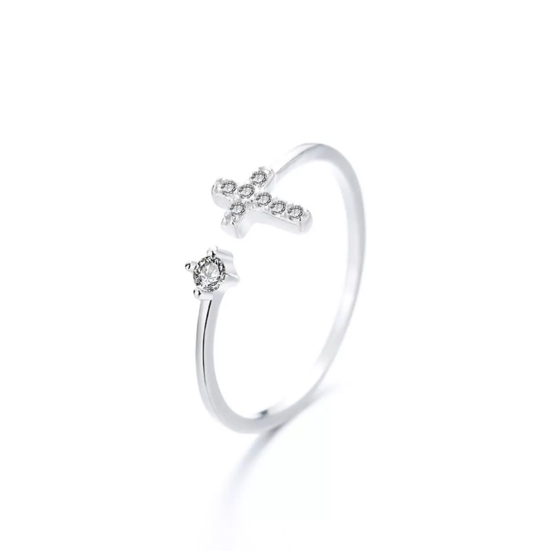 Adjustable Open Cross Ring