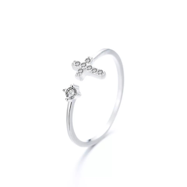 Adjustable Open Cross Ring