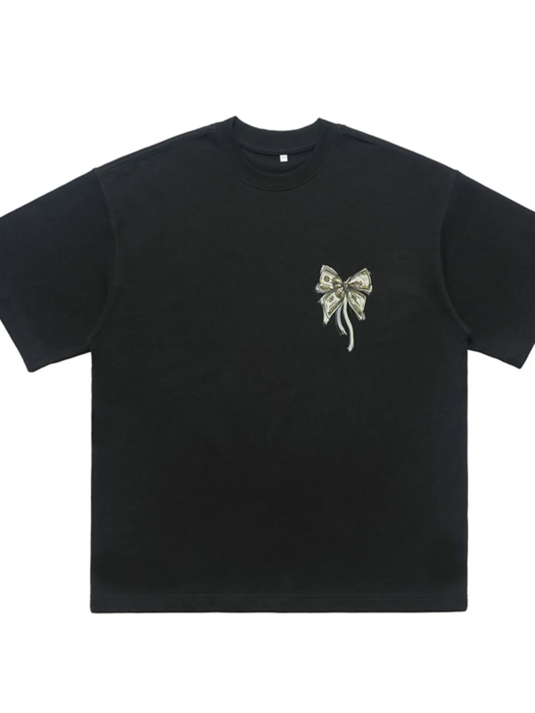 Men's Bow Graphic Oversized T-Shirt