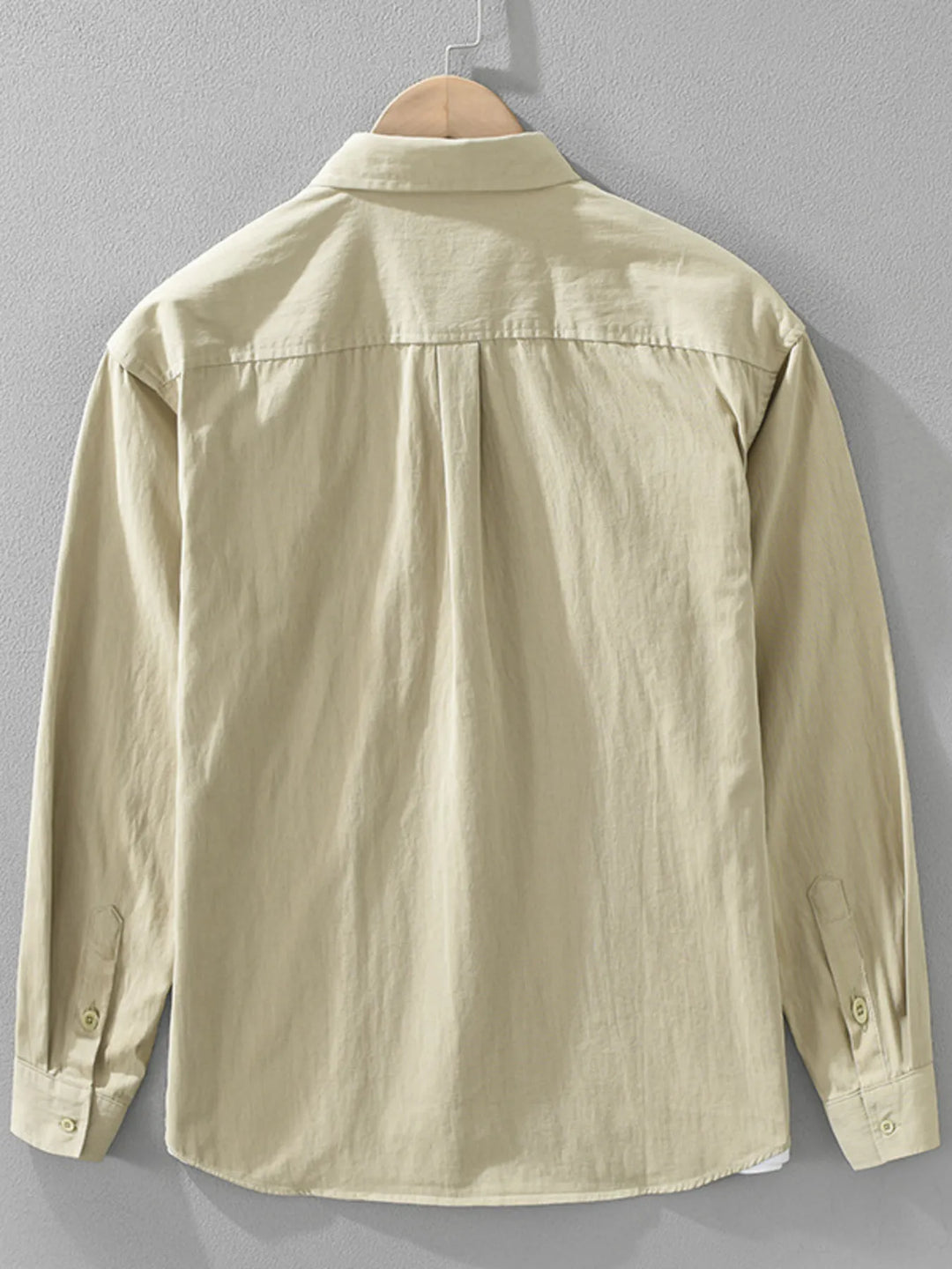 Men's Plus Size Button Up Long Sleeve Shirt