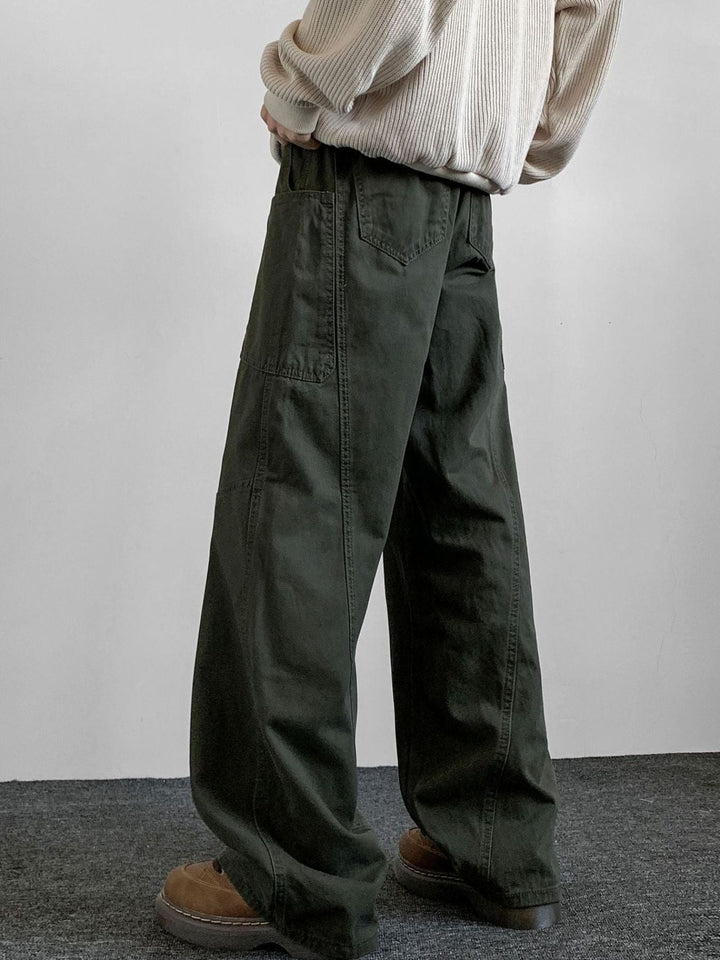 Men's Full Size Loose Fit Cargo Pants Plus Size