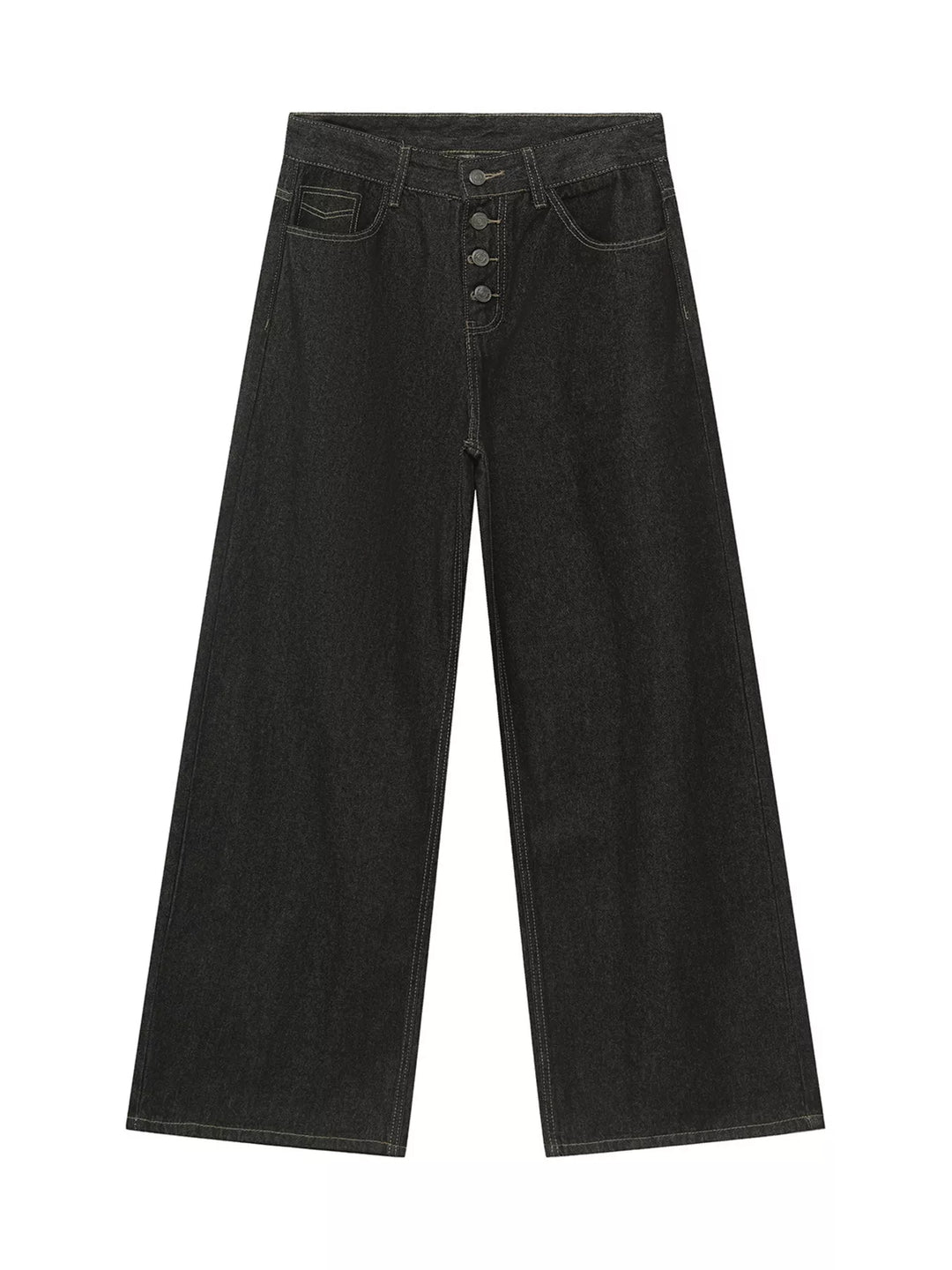Men's Loose Fit Button-Fly Jeans