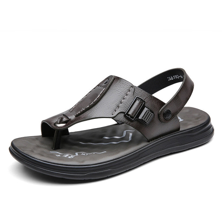 Flap-style Casual Slip-on Sandals For Wearing Outside