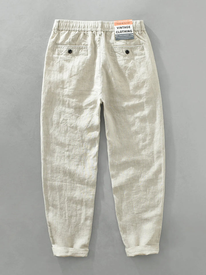 Men's Plus Size Drawstring Wide Leg Pants