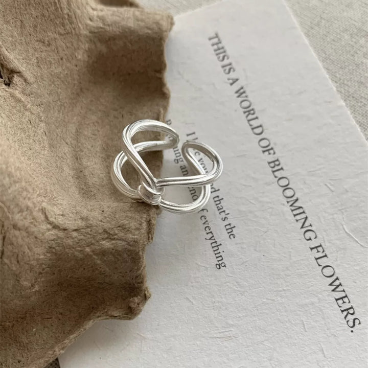 925 Sterling Silver Knot Ring