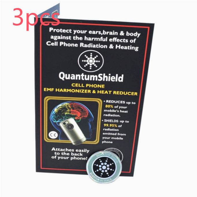 Cell phone radiation protection stickers