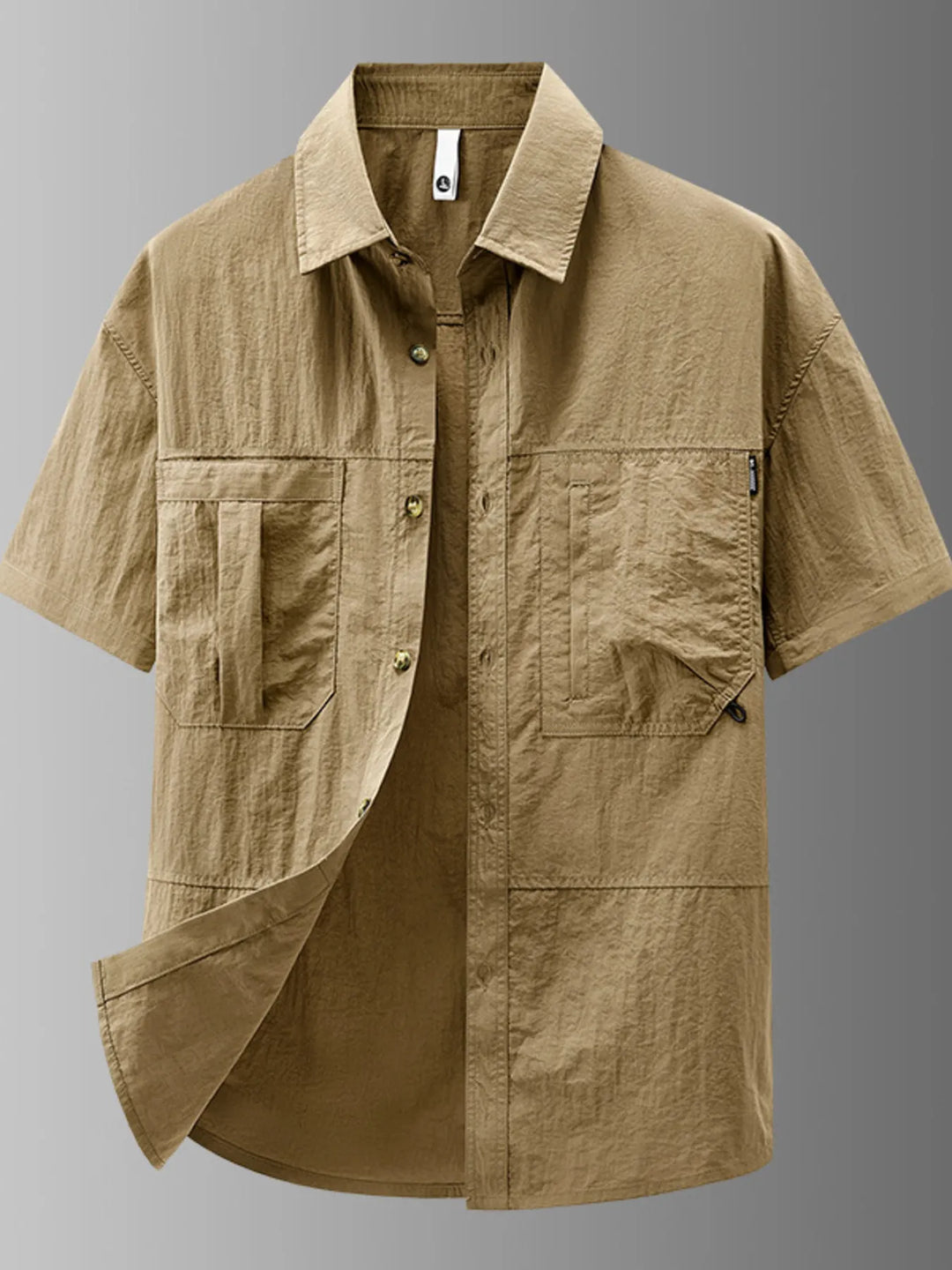 Men's Plus Size Casual Lightweight Short Sleeve Shirt
