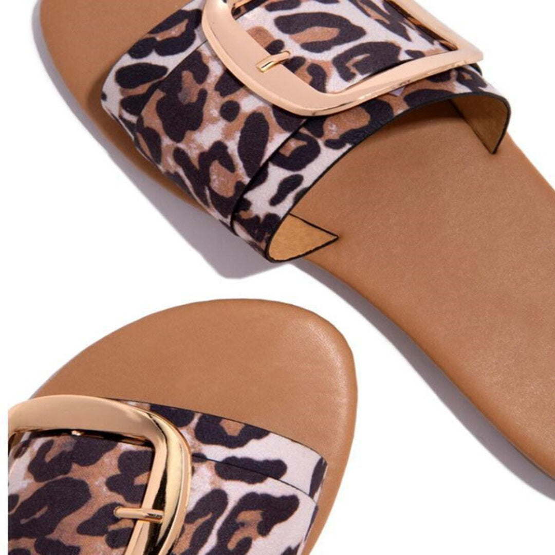 Open Toe Buckle Sandals