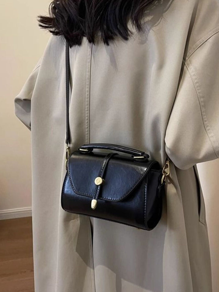Vintage Style Flap Crossbody Bag