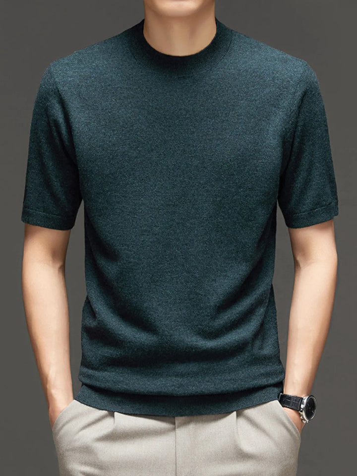 Men's Plus Size Round Neck Short Sleeve Top