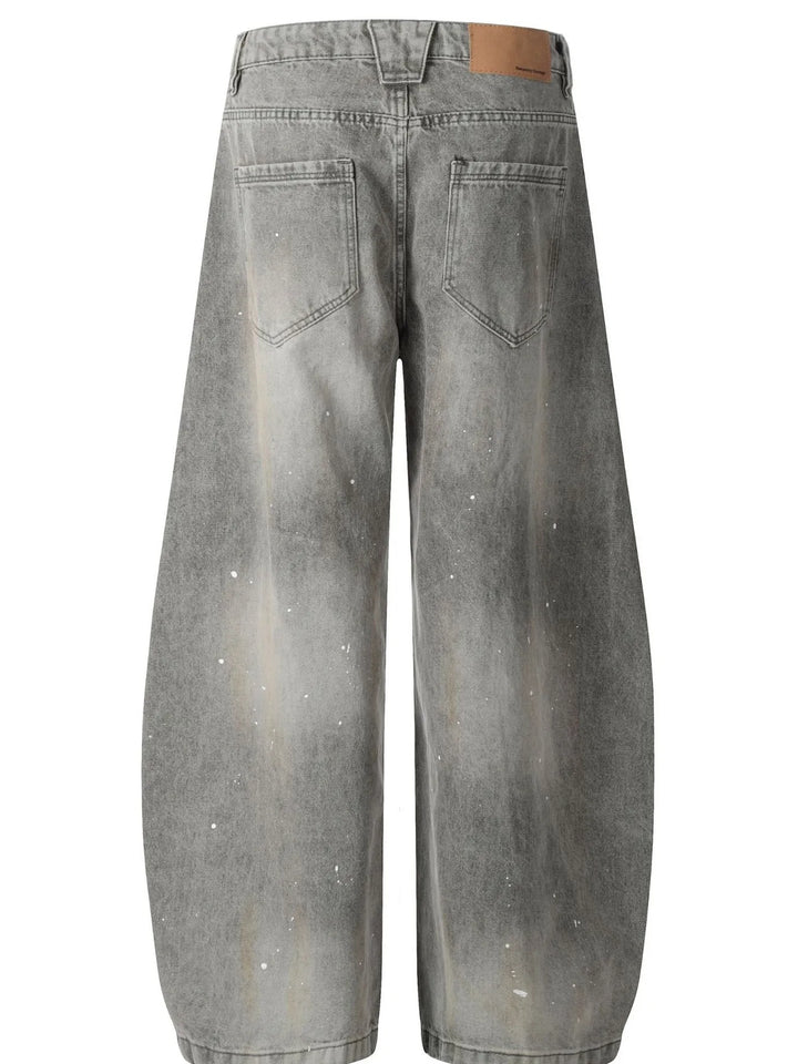 Men's Wide Leg Denim Jeans