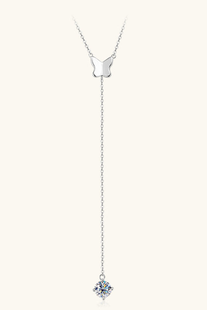 1 Carat Moissanite 925 Sterling Silver Necklace