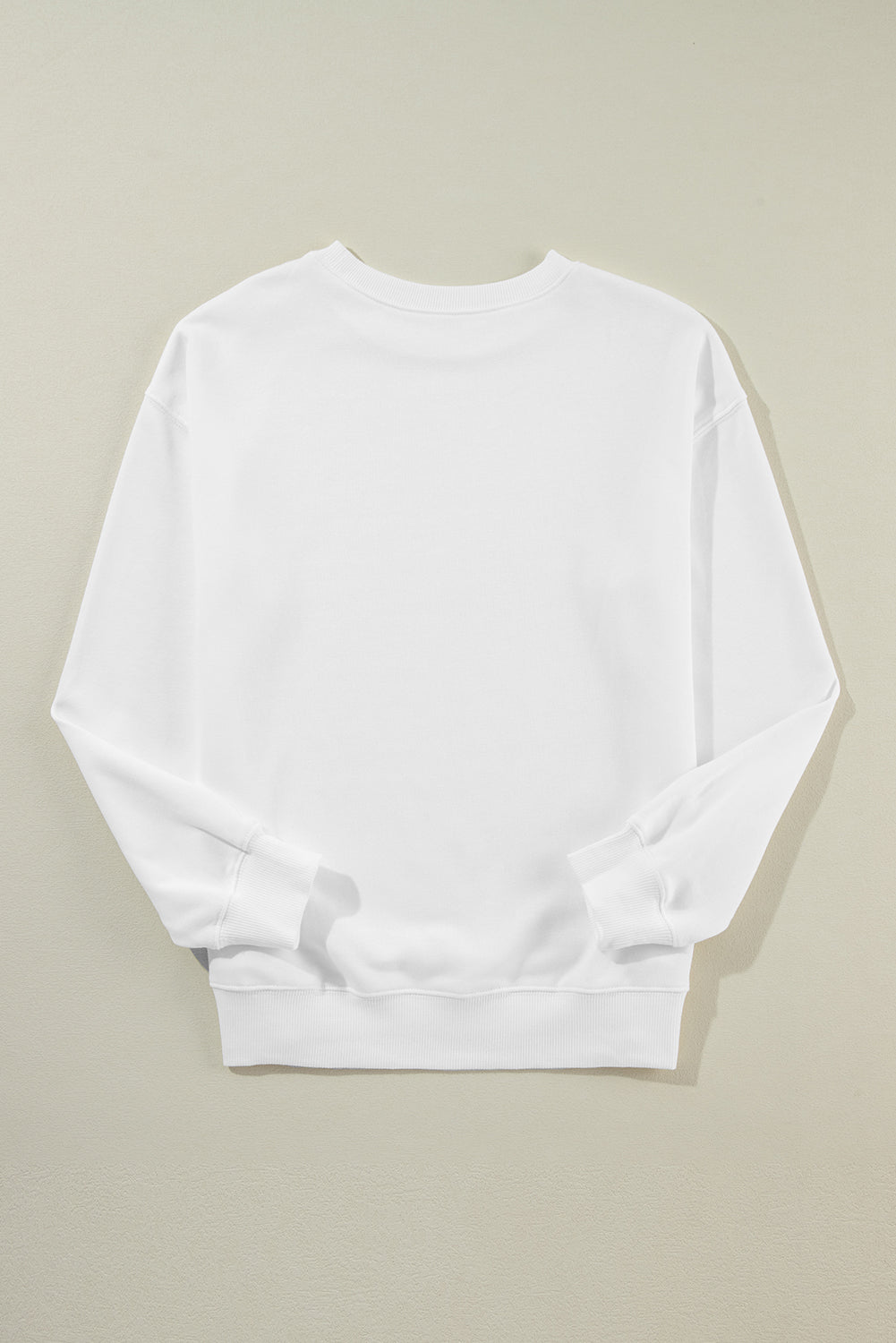 Sweat-shirt ras du cou classique et solide