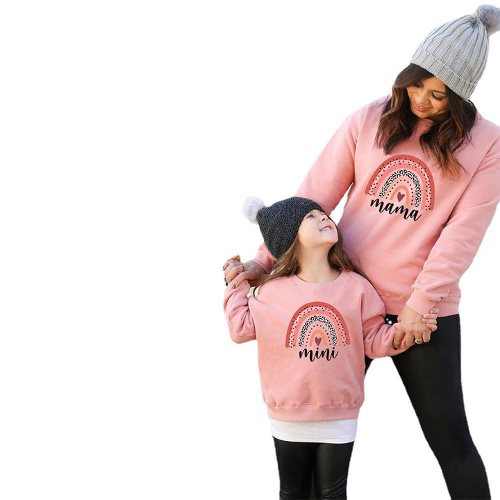 Ebay Autumn And Winter Mother-daughter Parent-child Sweater
